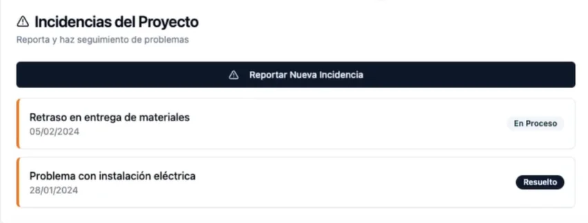 Reforify incidencias